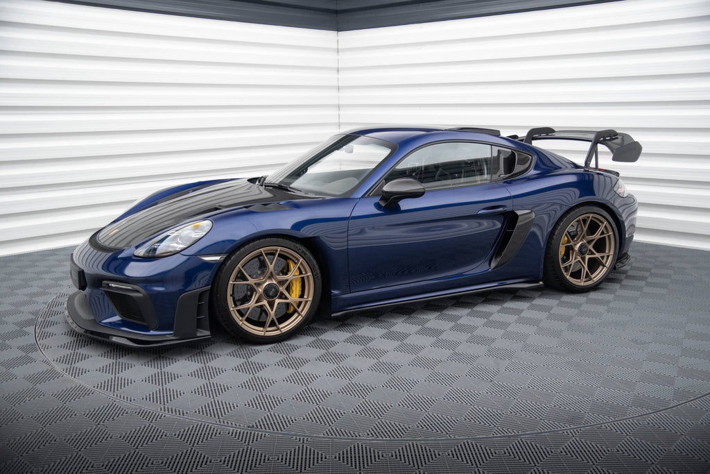 Maxton Design Difusores de taloneras laterales para Porsche 718 Cayman GT4 RS 982c - imagen 3