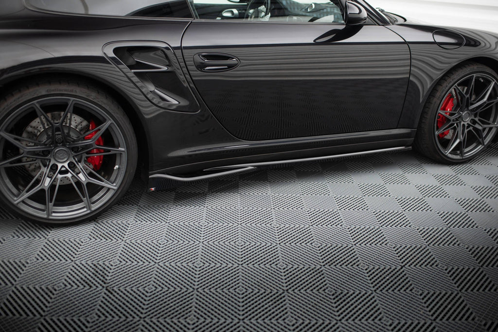Maxton Design Difusores de taloneras laterales para Porsche 911 Turbo 997 - imagen 1