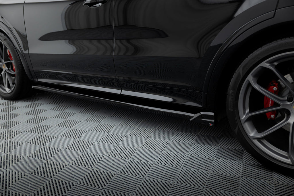 Maxton Design Difusores de taloneras laterales V.2 para Porsche Cayenne Sport Design / Turbo SUV / Coupe Mk3 / Mk3 Facelift - imagen 3