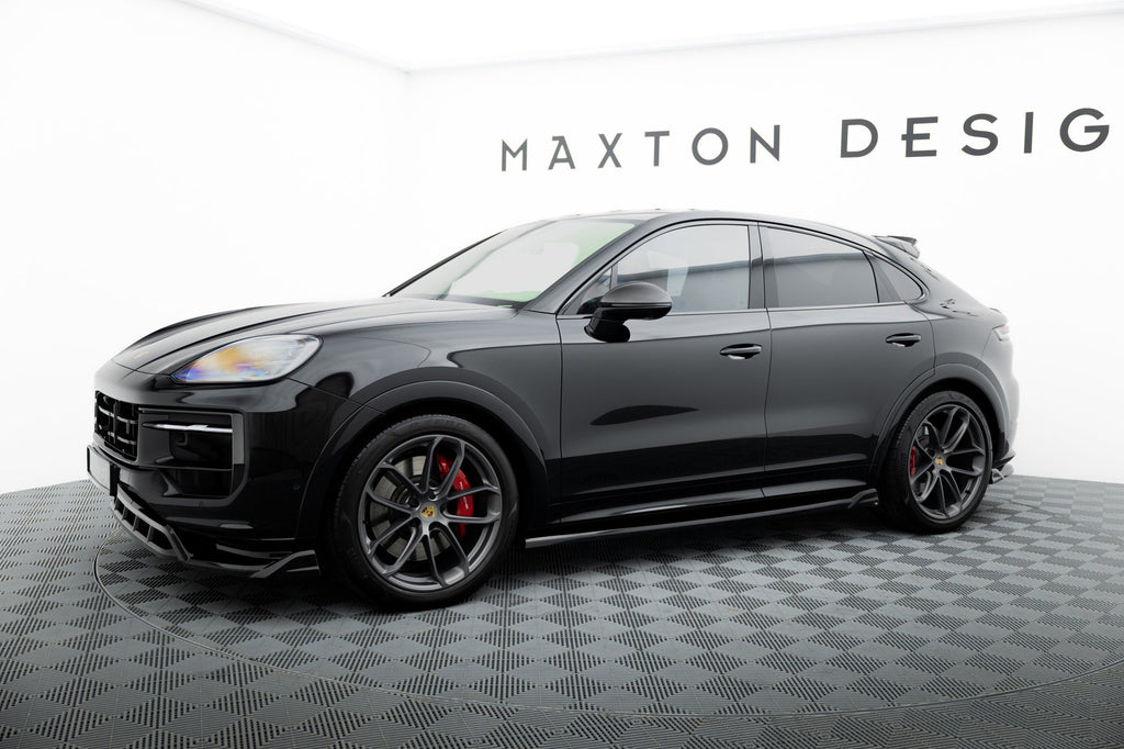Maxton Design Difusores de taloneras laterales V.2 para Porsche Cayenne Sport Design / Turbo SUV / Coupe Mk3 / Mk3 Facelift - imagen 2