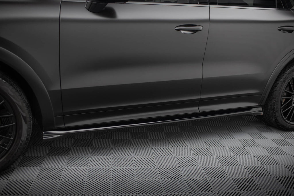 Maxton Design Difusores de taloneras laterales V.1 para Porsche Cayenne Sport Design / Turbo SUV / Coupe Mk3 / Mk3 Facelift - imagen 1