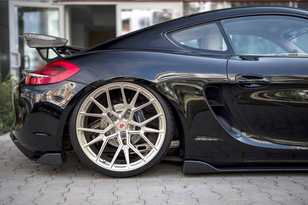 Maxton Design Difusores de taloneras laterales para Porsche Cayman Mk2 981C - imagen 3