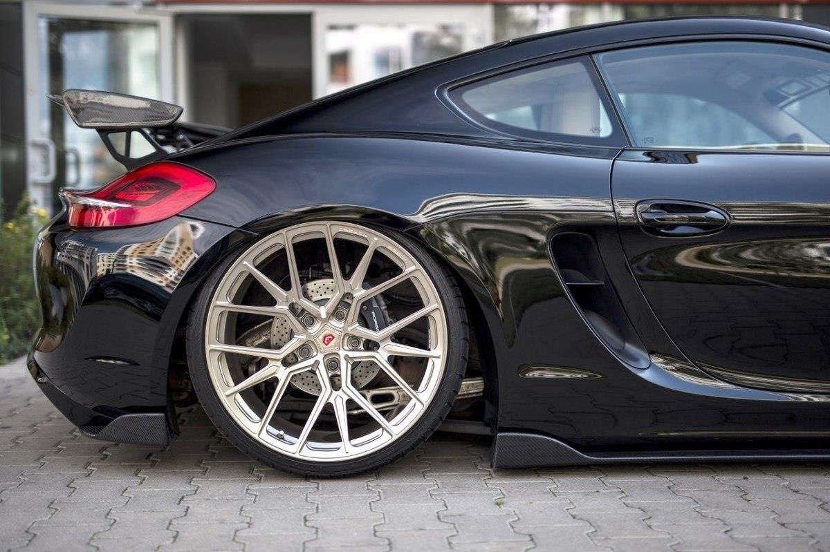 Maxton Design Difusores de taloneras laterales para Porsche Cayman Mk2 981C - imagen 3