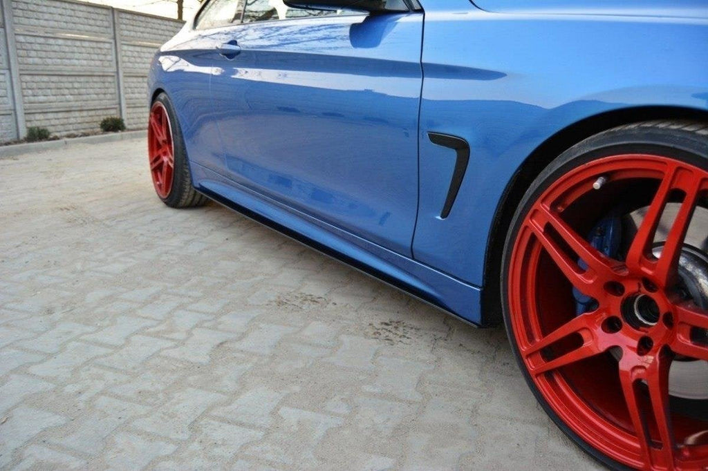 Maxton Design Racing Side Skirts Diffusers para BMW 4 Coupe / Gran Coupe / Cabrio M-Pack F32 / F36 / F33 - imagen 2