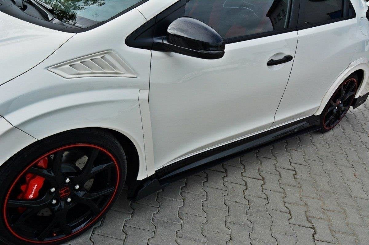 Maxton Design Racing Side Skirts Diffusers para Honda Civic Mk9 TYPE R - imagen 1