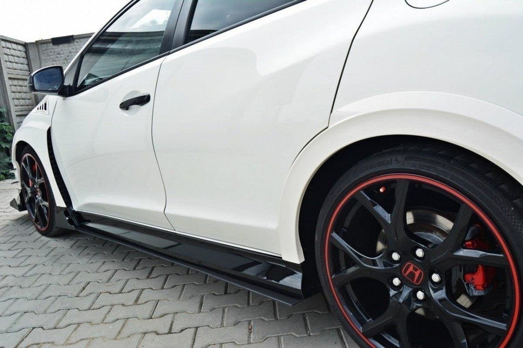 Maxton Design Racing Side Skirts Diffusers para Honda Civic Mk9 TYPE R - imagen 2