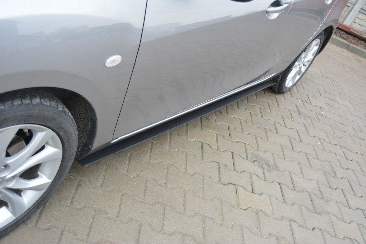 Maxton Design Racing Side Skirts Diffusers para Mazda 3 Mk2 Sport - imagen 2
