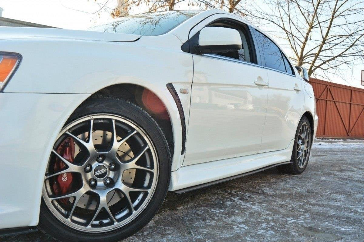 Maxton Design Racing Side Skirts Diffusers para Mitsubishi Lancer Evo X - imagen 1