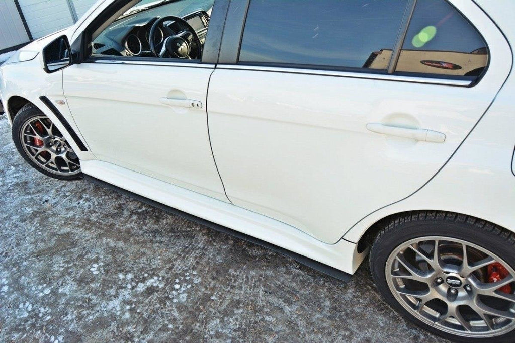 Maxton Design Racing Side Skirts Diffusers para Mitsubishi Lancer Evo X - imagen 2