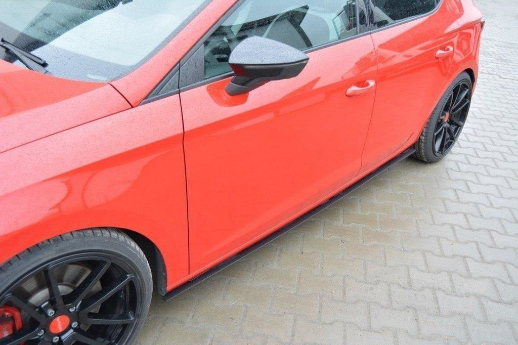 Maxton Design Racing Side Skirts Diffusers para Seat Leon Mk3 Cupra / FR - imagen 2
