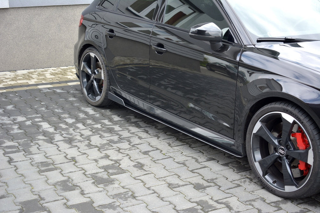 Maxton Design Racing Side Skirts Diffusers V.2 para Audi RS3 Sportback 8V Facelift - imagen 1