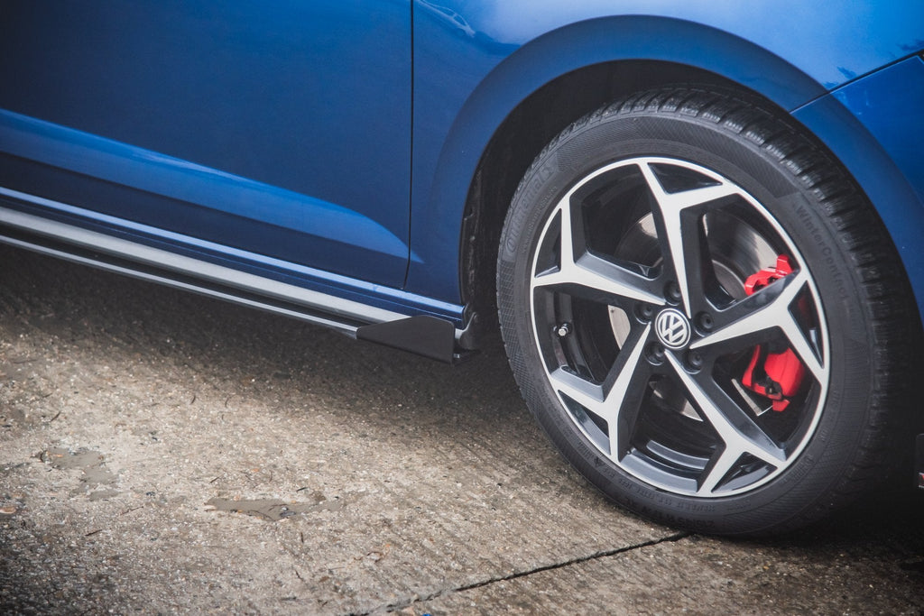 Maxton Design Street Pro Side Skirts Diffusers + Flaps para Volkswagen Polo GTI Mk6 - imagen 2