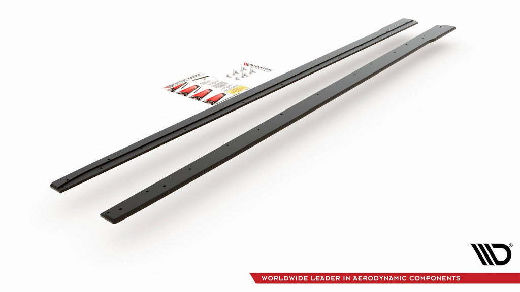 Maxton Design Street Pro Side Skirts Diffusers para Volkswagen Polo GTI Mk6 - imagen 6