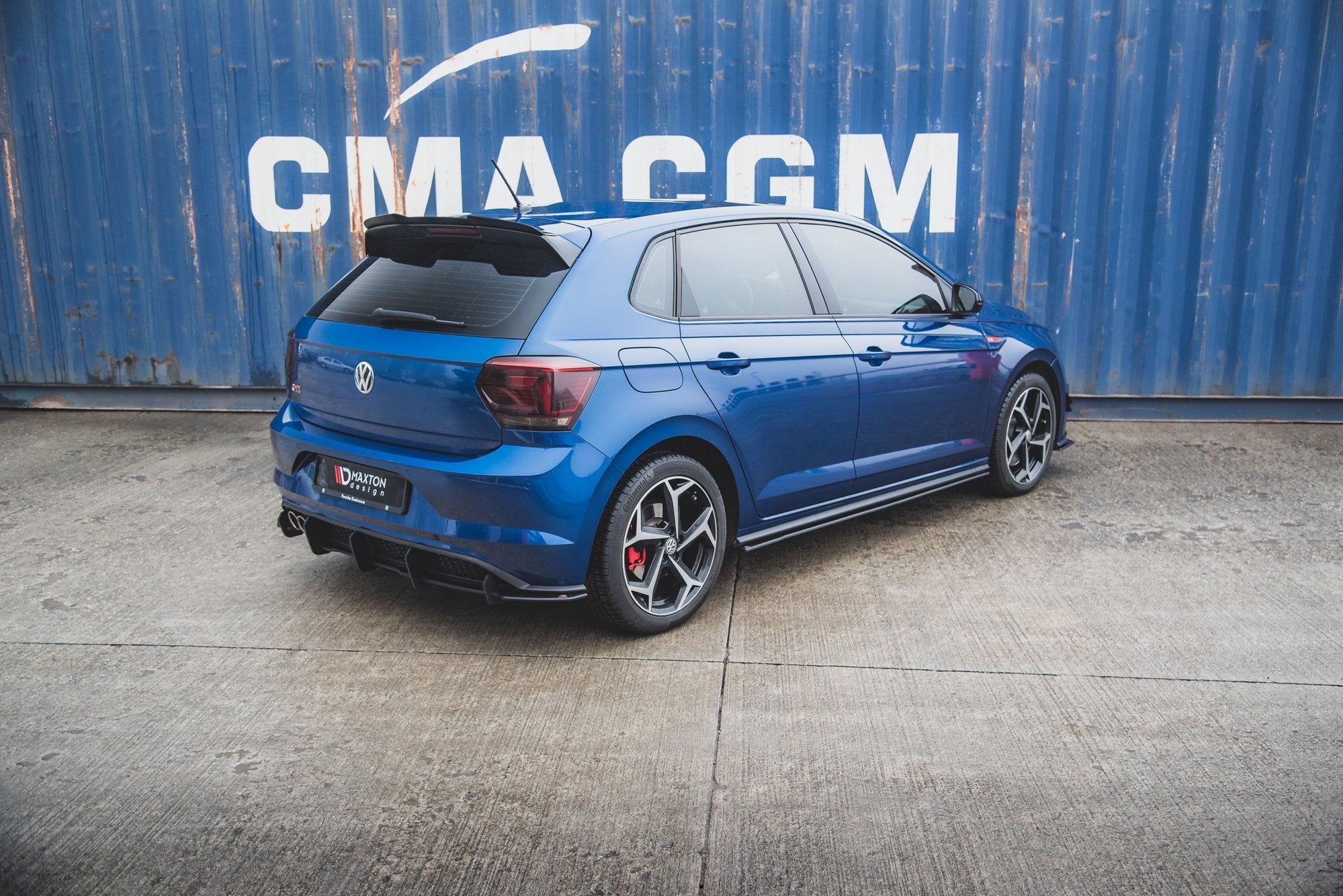 Maxton Design Street Pro Side Skirts Diffusers para Volkswagen Polo GTI Mk6 - imagen 2