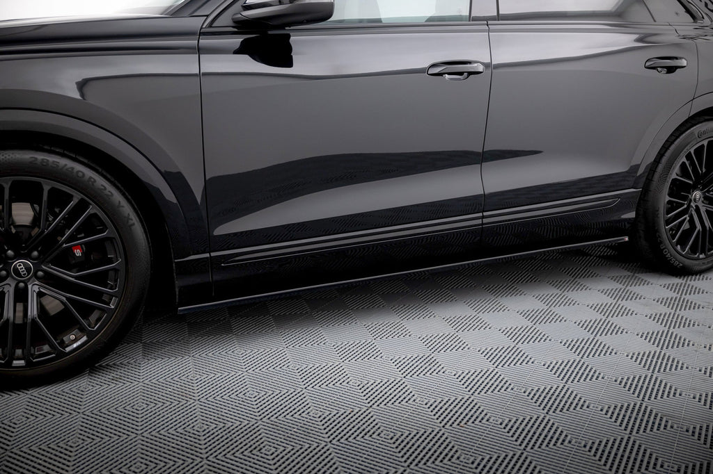 Maxton Design Difusores de taloneras laterales V.1 para Audi Q8 S-line / SQ8 Mk1 Facelift - imagen 1