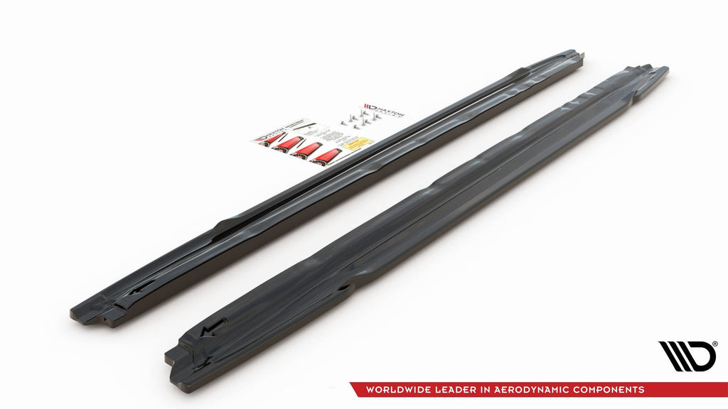 Maxton Design Difusores de taloneras laterales V.1 para Audi S3 / A3 S-Line Sportback / Sedan 8Y / 8Y Facelift - imagen 5