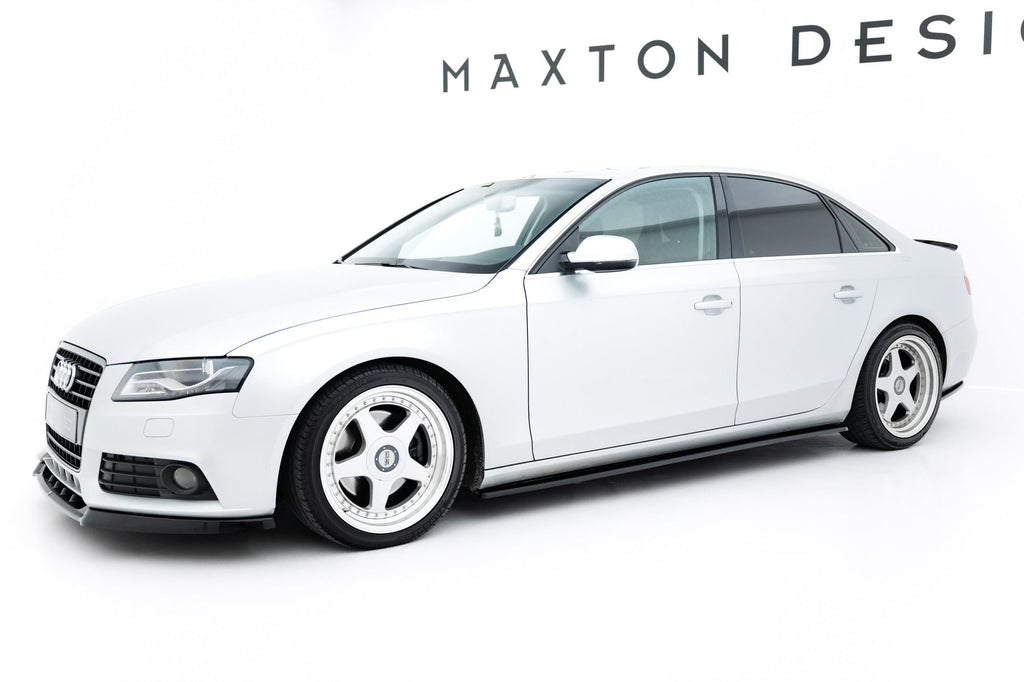 Maxton Design Difusores de taloneras laterales V.1 para Audi S4 / A4 / A4 S-Line Sedan / Avant B8 / B8 Facelift - imagen 3