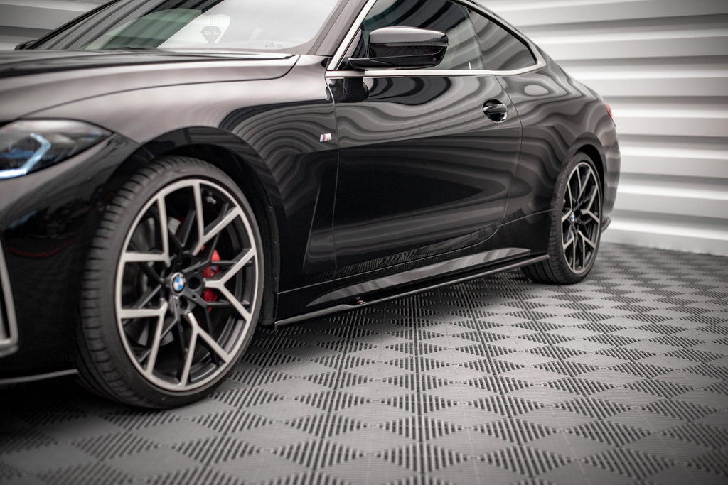 Maxton Design Difusores de taloneras laterales V.1 para BMW 4 M-Pack / M440i G22 / G23 / G22 Facelift / G23 Facelift - imagen 1
