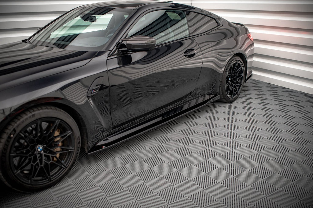 Maxton Design Difusores de taloneras laterales V.1 para BMW M4 G82 / G82 Facelift - imagen 1