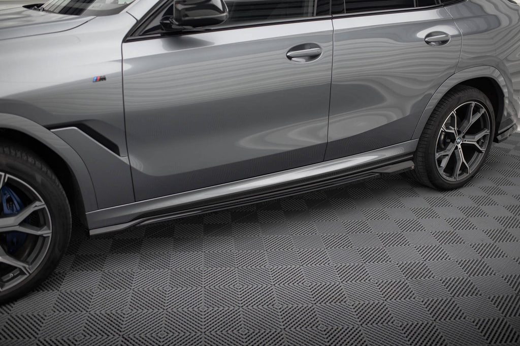 Maxton Design Difusores de taloneras laterales V.1 para BMW X6 M-Pack G06 Facelift - imagen 1