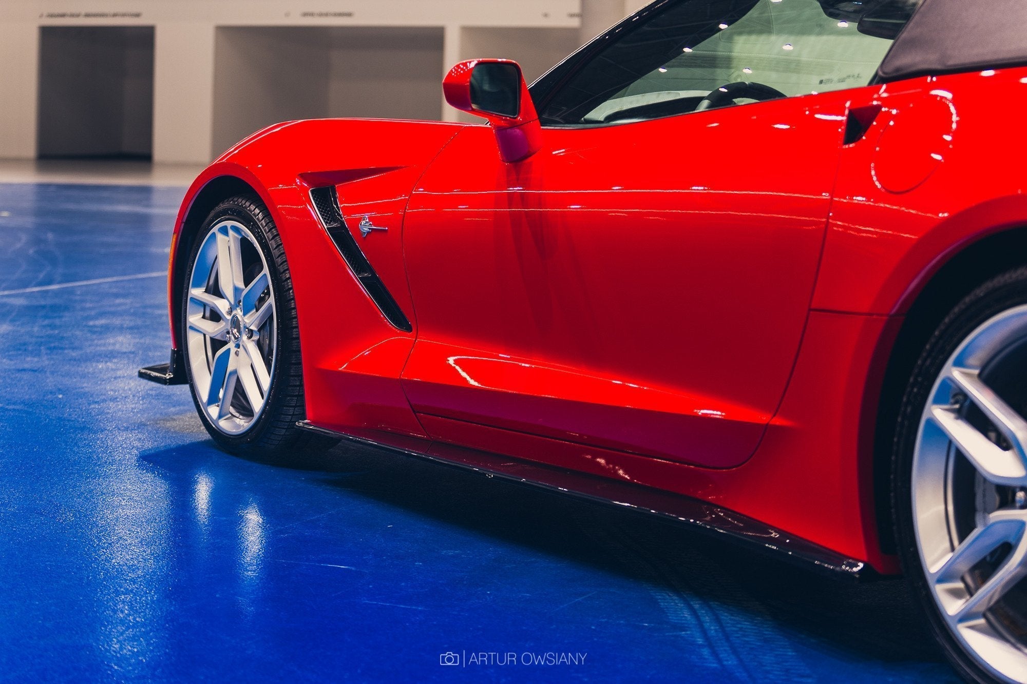 Maxton Design Difusores de taloneras laterales V.1 para Chevrolet Corvette Stingray C7 - imagen 1
