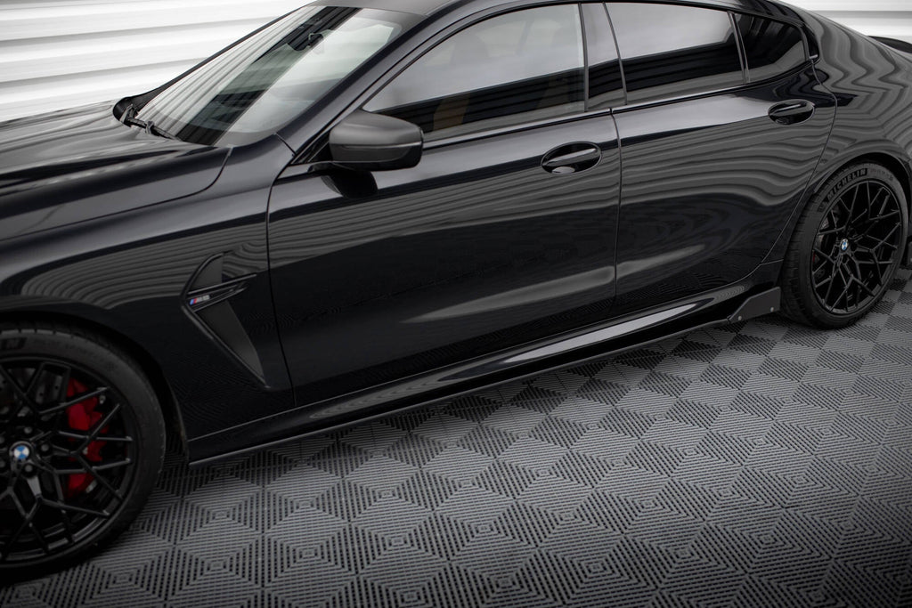 Maxton Design Difusores de taloneras laterales V.1 + Flaps para BMW M8 Gran Coupe F93 / 8 Gran Coupe M-Pack G16 - imagen 3