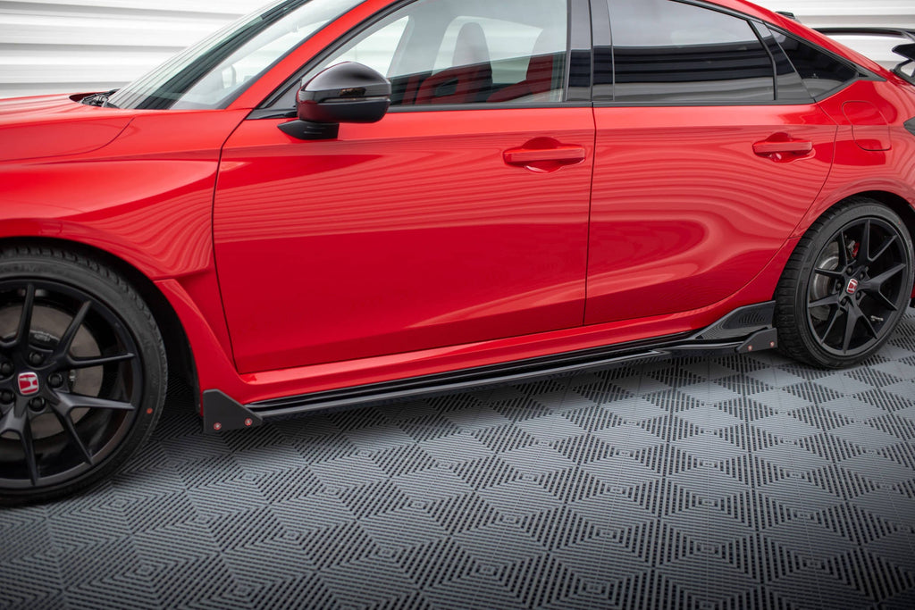 Maxton Design Difusores de taloneras laterales V.1 + Flaps para Honda Civic Type-R Mk 11 - imagen 1