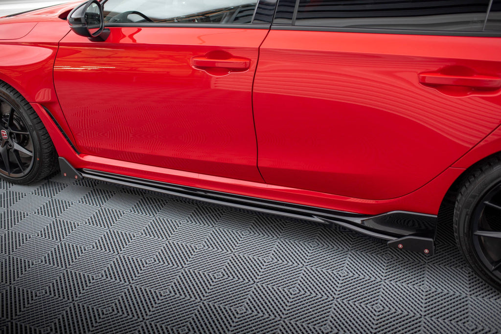 Maxton Design Difusores de taloneras laterales V.1 + Flaps para Honda Civic Type-R Mk 11 - imagen 2