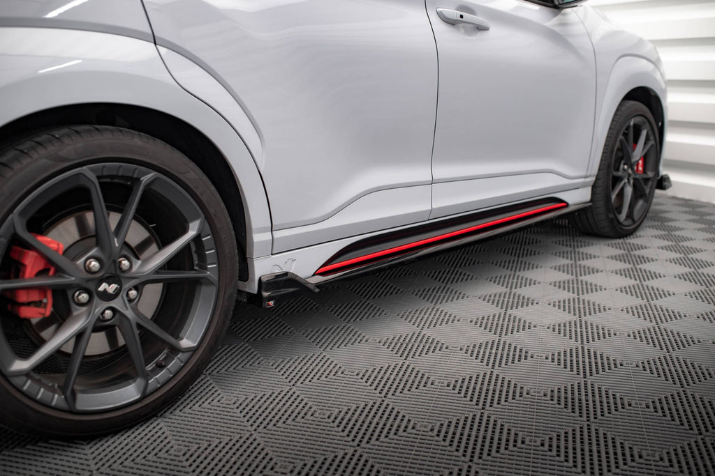Maxton Design Difusores de taloneras laterales V.1 + Flaps para Hyundai Kona N Mk1 - imagen 8