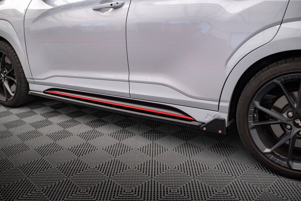 Maxton Design Difusores de taloneras laterales V.1 + Flaps para Hyundai Kona N Mk1 - imagen 4