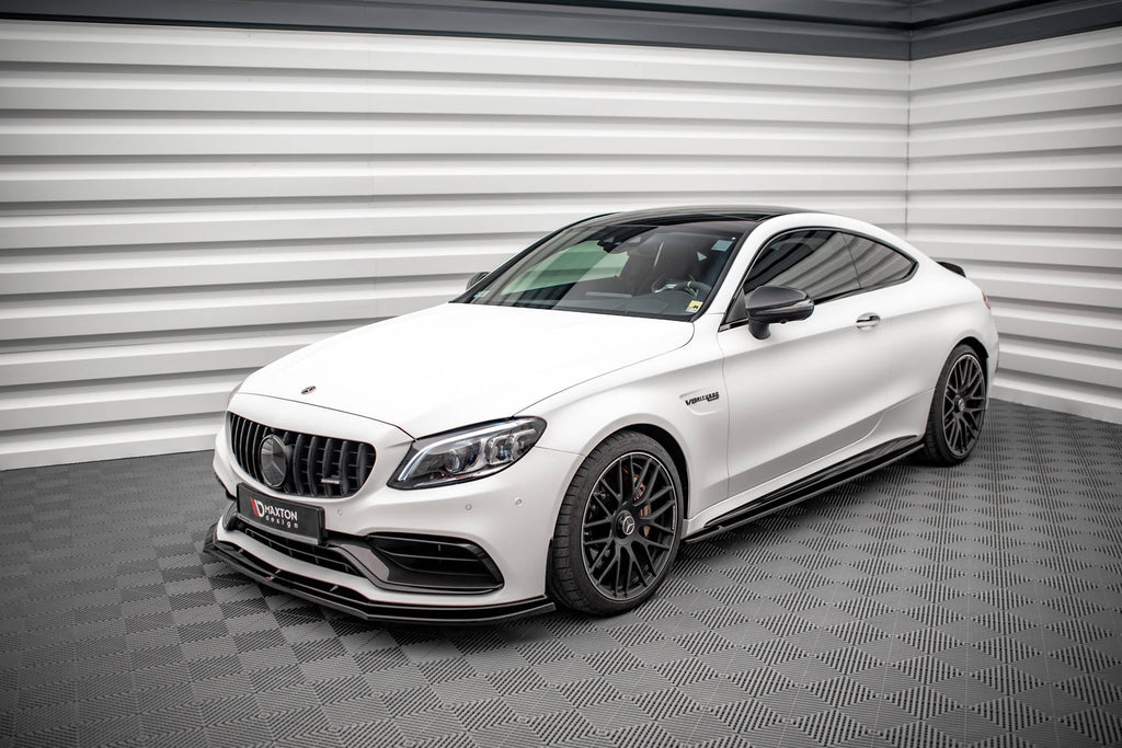 Maxton Design Difusores de taloneras laterales V.1 para Mercedes-AMG C 63AMG Coupe C205 Facelift - imagen 2