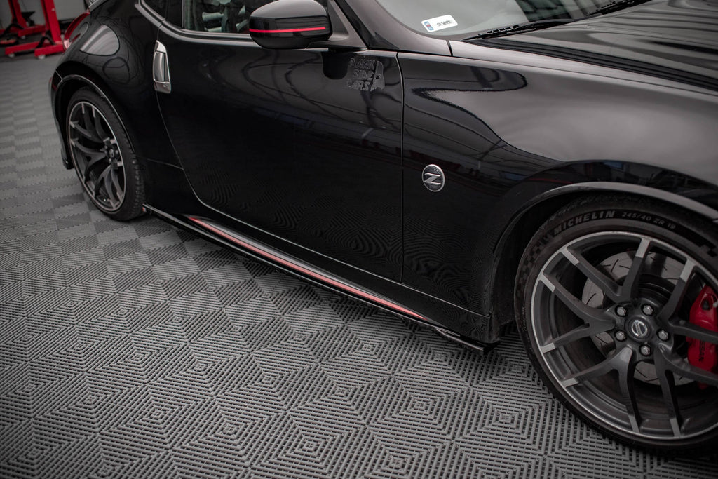 Maxton Design Difusores de taloneras laterales V.1 para Nissan 370Z Nismo Facelift - imagen 2
