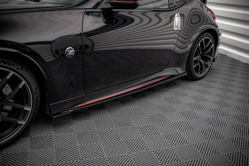 Maxton Design Difusores de taloneras laterales V.1 para Nissan 370Z Nismo Facelift - imagen 1