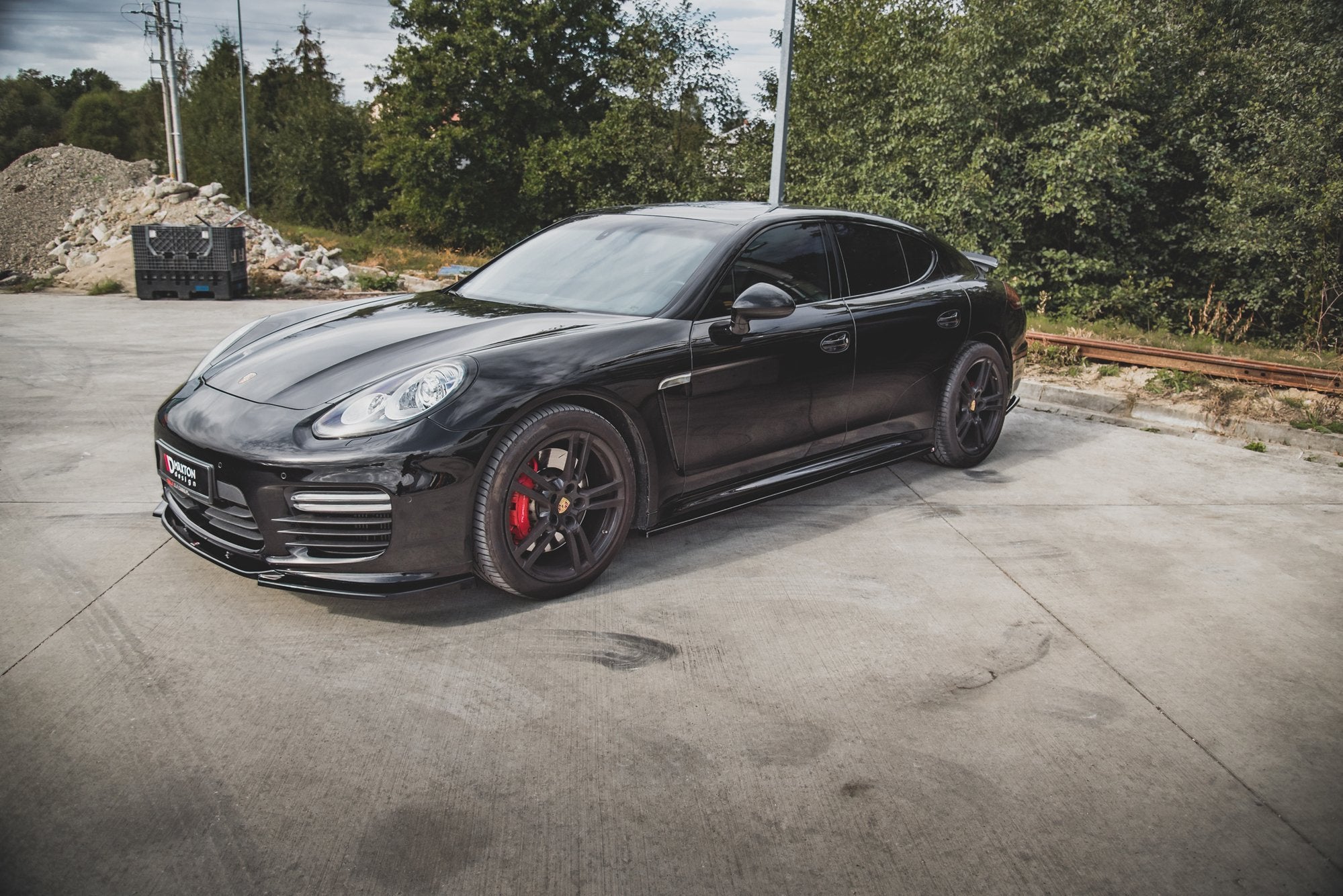 Maxton Design Difusores de taloneras laterales V.1 para Porsche Panamera Turbo 970 Facelift - imagen 3