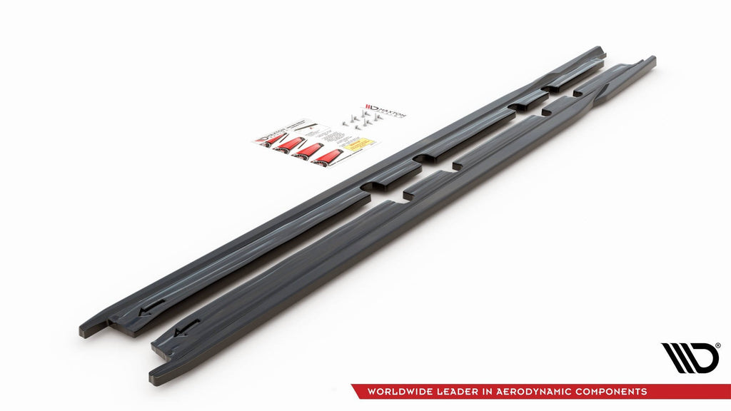 Maxton Design Difusores de taloneras laterales V.1 Seat Leon FR ST / Hatchback Mk4 / para Cupra Leon ST / Hatchback Mk1 / Mk1 Facelift - imagen 4