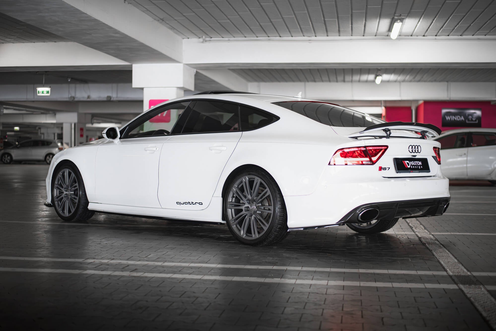 Maxton Design Difusores de taloneras laterales V.2 para Audi RS7 C7 - imagen 2