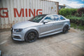 Maxton Design Difusores de taloneras laterales V.2 para Audi S3 / A3 S-Line Sedan 8V Facelift - imagen 1