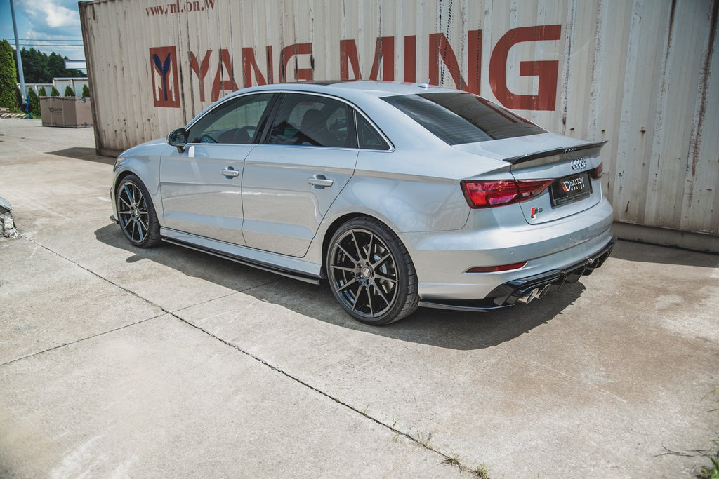 Maxton Design Difusores de taloneras laterales V.2 para Audi S3 / A3 S-Line Sedan 8V Facelift - imagen 2