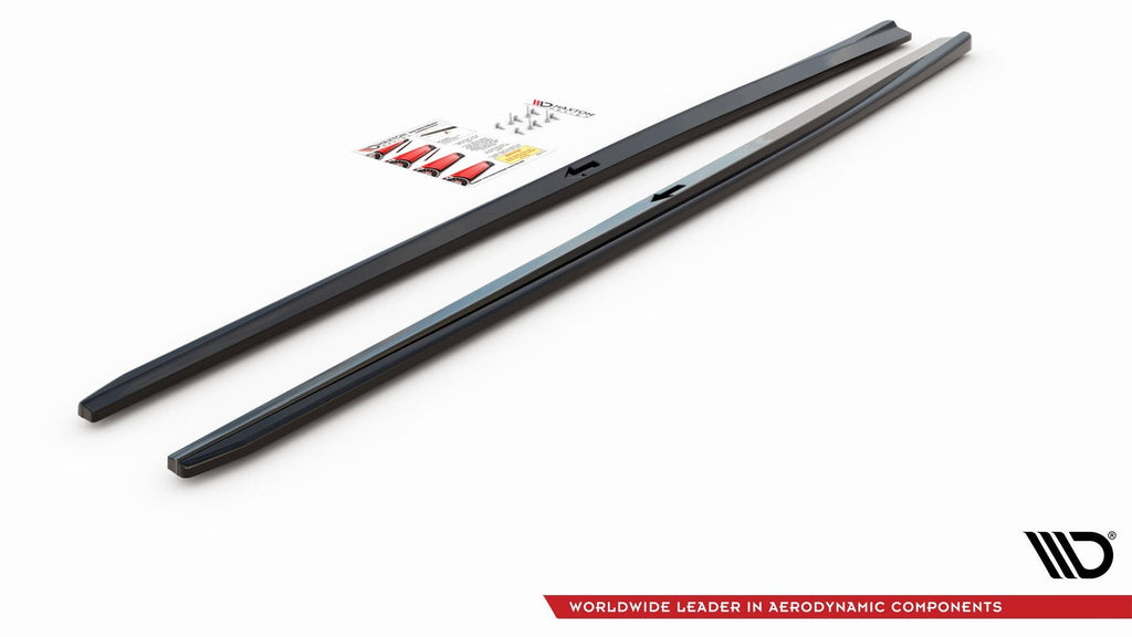 Maxton Design Difusores de taloneras laterales V.2 para Audi S3 / A3 S-Line Sedan 8V Facelift - imagen 6