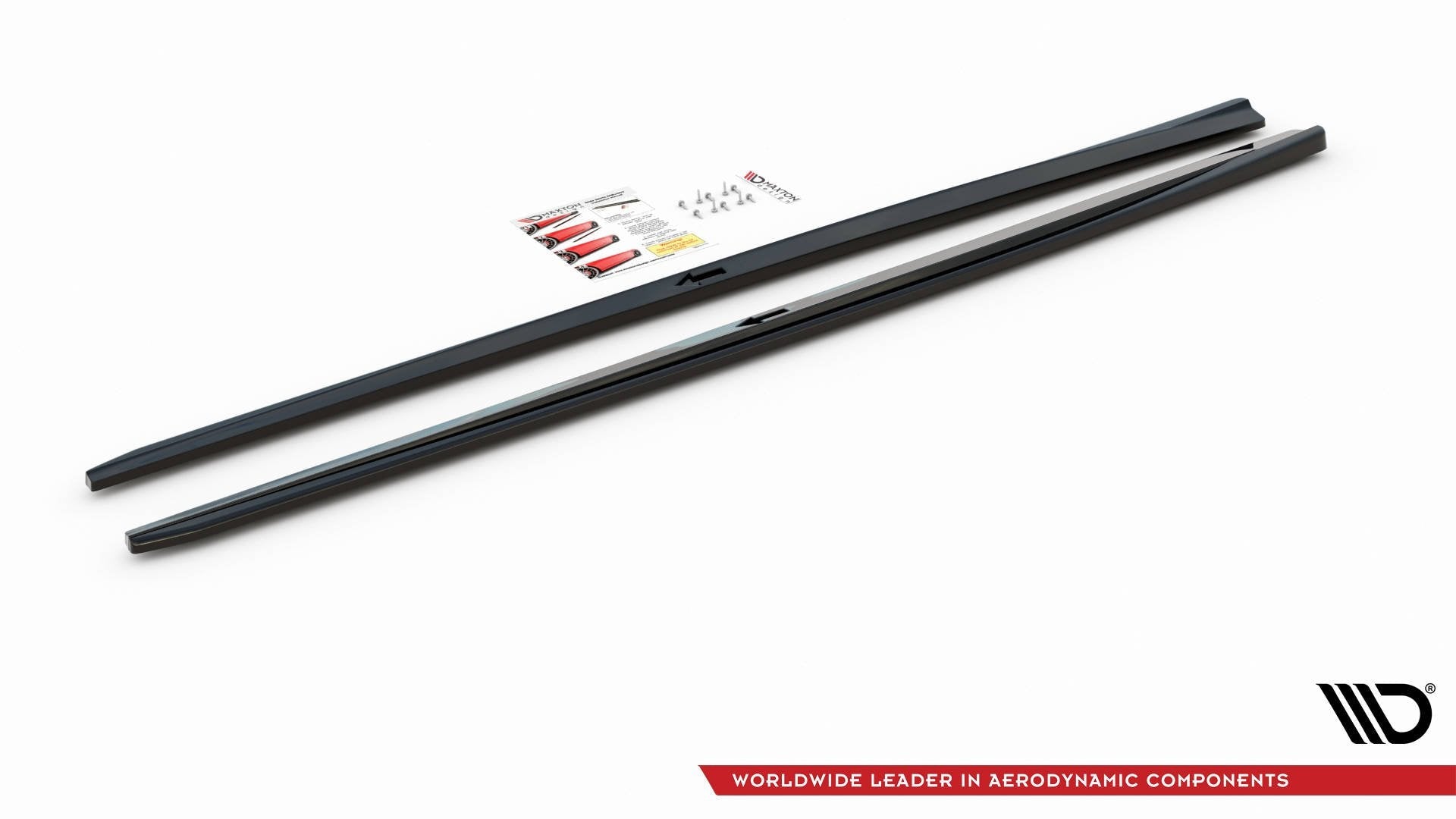 Maxton Design Difusores de taloneras laterales V.2 para Audi S3 / A3 S-Line Sedan 8V Facelift - imagen 7