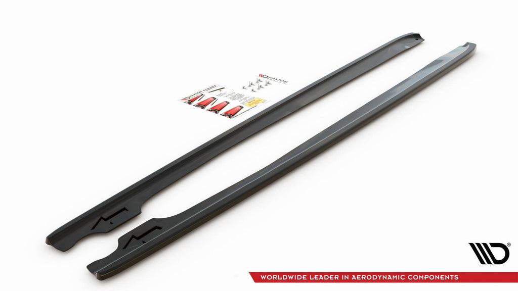 Maxton Design Difusores de taloneras laterales V.2 para BMW 3 Coupe M-Pack E46 - imagen 5