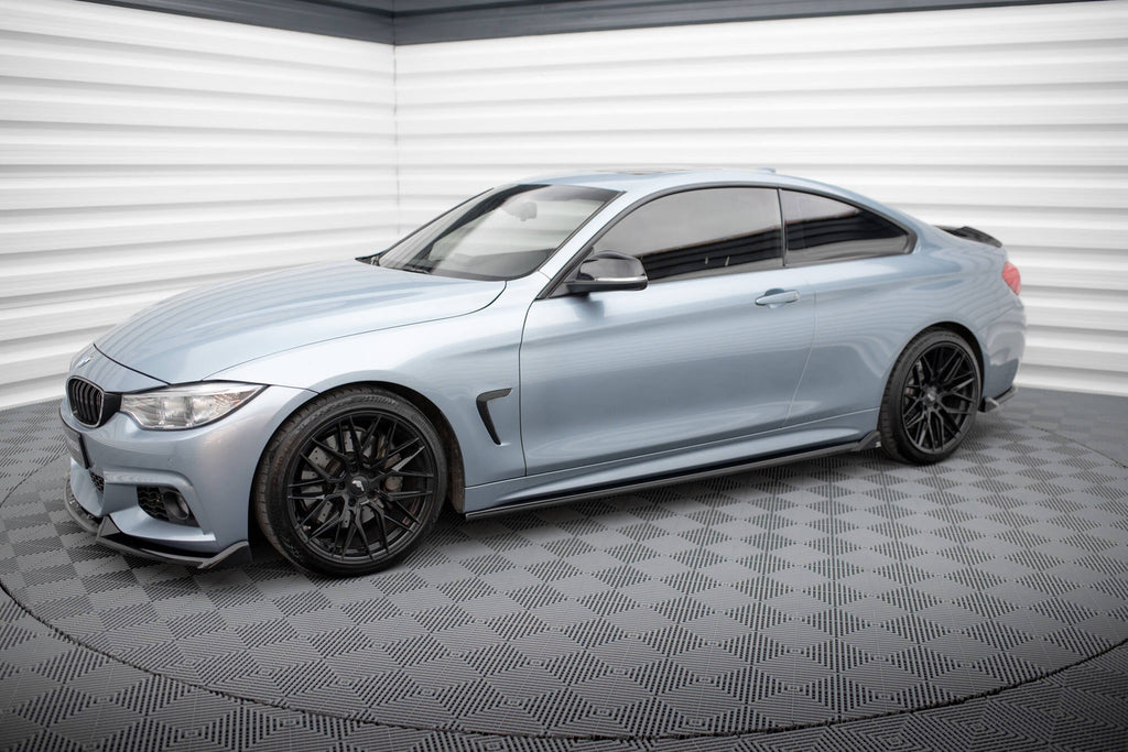 Maxton Design Difusores de taloneras laterales V.2 para BMW 4 Coupe / Gran Coupe / Cabrio M-Pack F32 / F36 / F33 - imagen 2