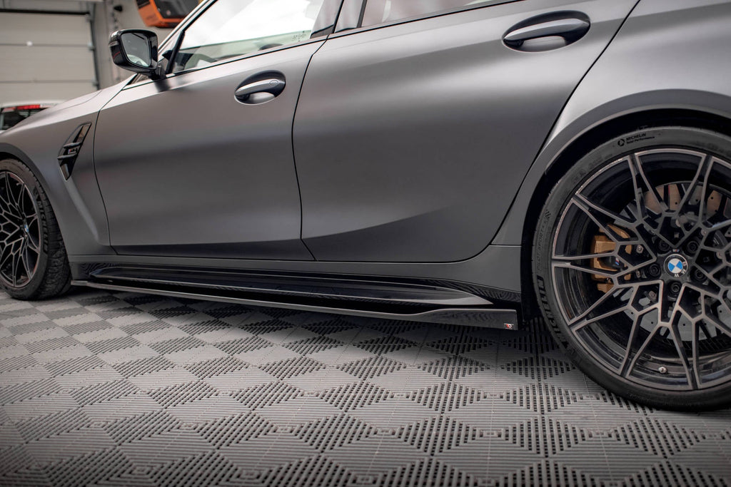 Maxton Design Difusores de taloneras laterales V.2 para BMW M3 Sedan / Touring G80 / G81 - imagen 3