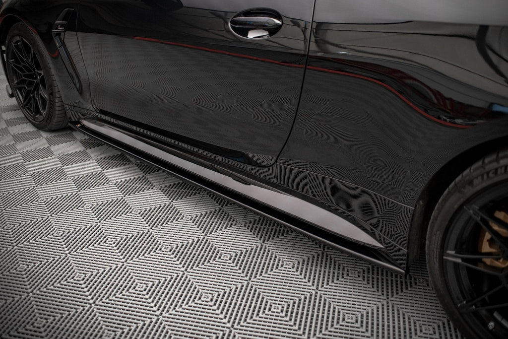 Maxton Design Difusores de taloneras laterales V.2 para BMW M4 G82 / G82 Facelift - imagen 1