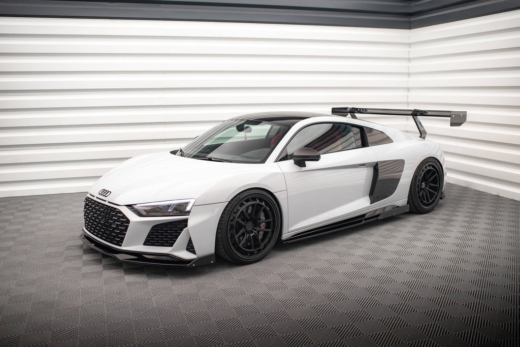 Maxton Design Difusores de taloneras laterales V.2+ Flaps para Audi R8 Mk2 Facelift - imagen 3