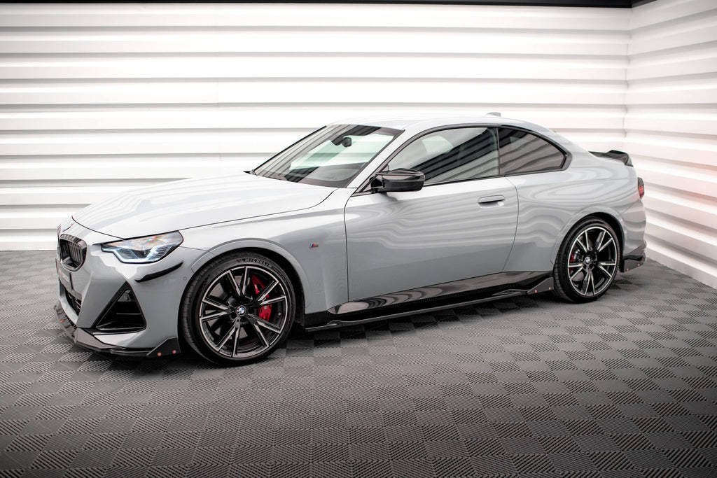 Maxton Design Difusores de taloneras laterales V.2 + Flaps para BMW 2 Coupe M-Pack / M240i G42 - imagen 2