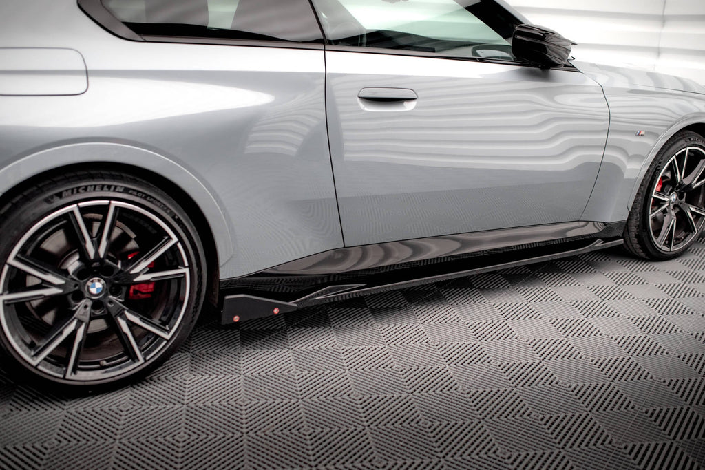Maxton Design Difusores de taloneras laterales V.2 + Flaps para BMW 2 Coupe M-Pack / M240i G42 - imagen 3