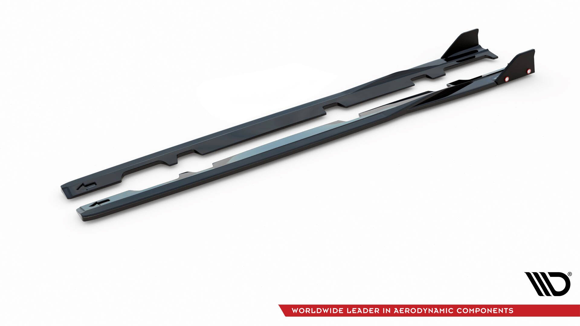Maxton Design Difusores de taloneras laterales V.2 + Flaps para Ford Fiesta ST / ST-Line - imagen 5