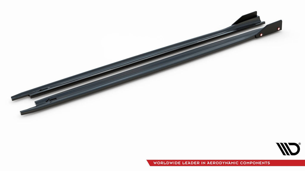 Maxton Design Difusores de taloneras laterales V.2 + Flaps para Skoda Octavia RS Liftback / Combi Mk4 Facelift - imagen 5