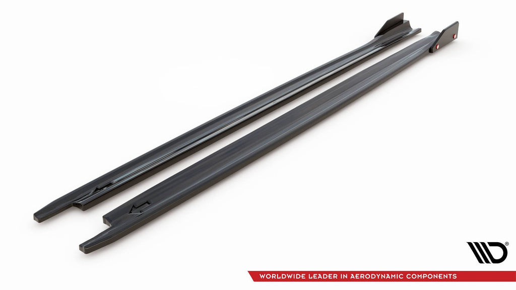 Maxton Design Difusores de taloneras laterales V.2 + Flaps para Skoda Octavia RS Liftback / Combi Mk4 Facelift - imagen 6